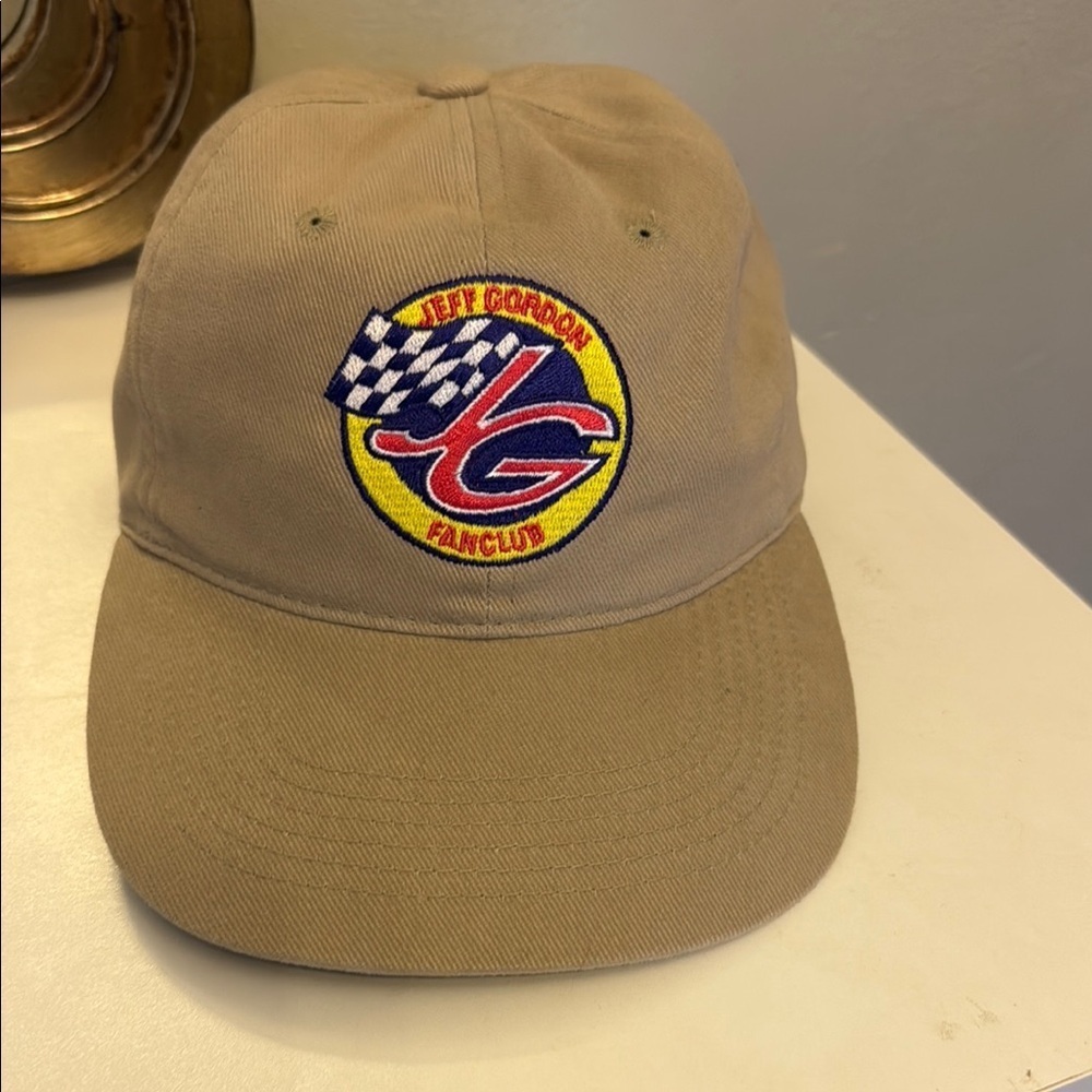 Chase Authentics Tan Jeff Gordon Fan Club Hat